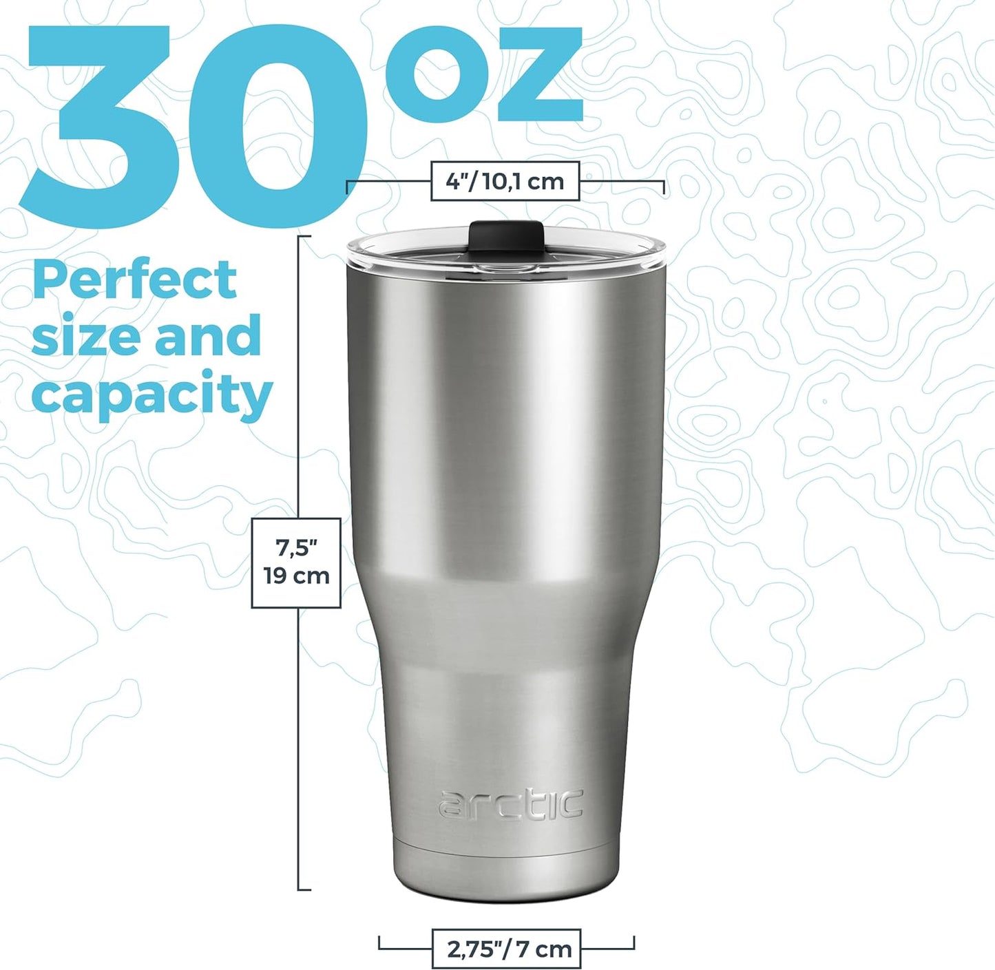 | 30 Oz Matte Black Insulated Tumbler with Straw & Cleaner - Retains Temperature up to 24Hrs - Non-Spill Splash Proof Lid, Double Wall Vacuum Technology, BPA Free & Built to Last